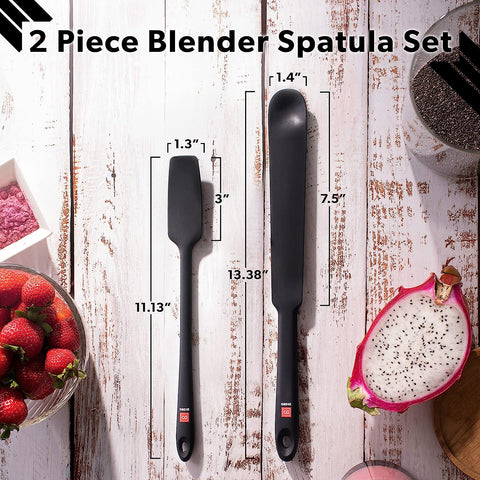 2-Piece Seamless Blender Spatula + Jar Spatula Set - DI ORO