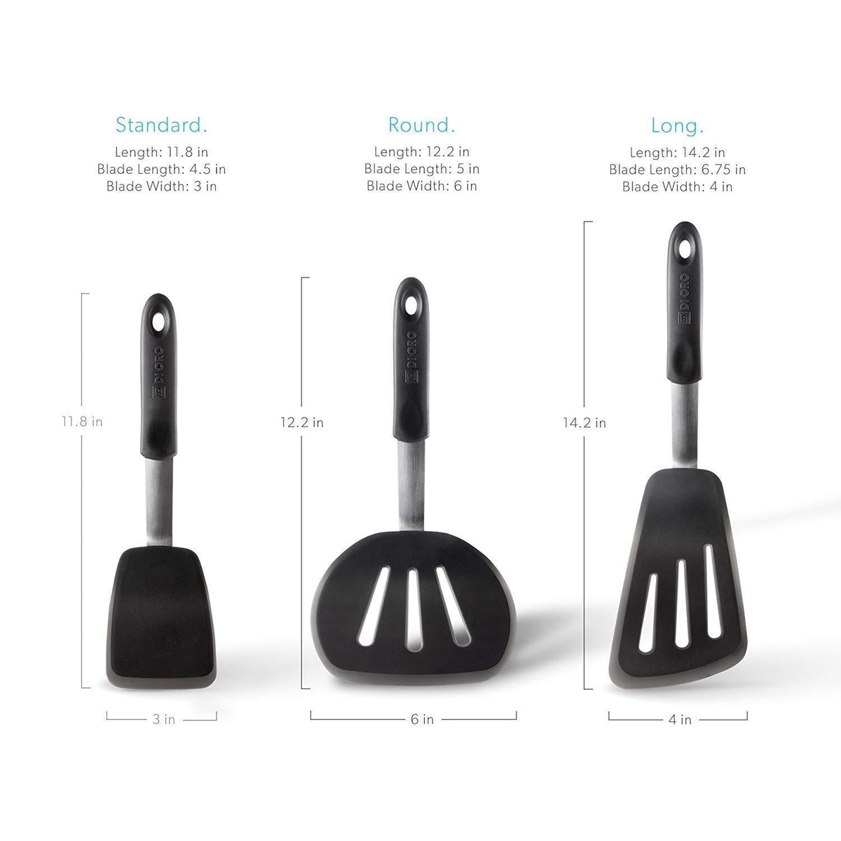 Left or Right Handed Utensil Set, Tongs, Spoontula, Spatula, Free  Foodstick, Masterpiece Laser 