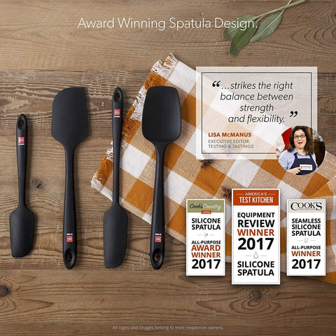 3-Piece Seamless Spatula Set - DI ORO