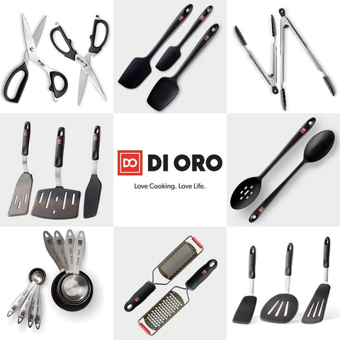 3-Piece Seamless Spatula Set - DI ORO