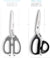High-Carbon Stainless Steel Offset Kitchen Scissors - DI ORO